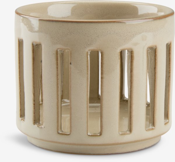 Värmeljusstake ANDERAS Sand Ø8xH7cm