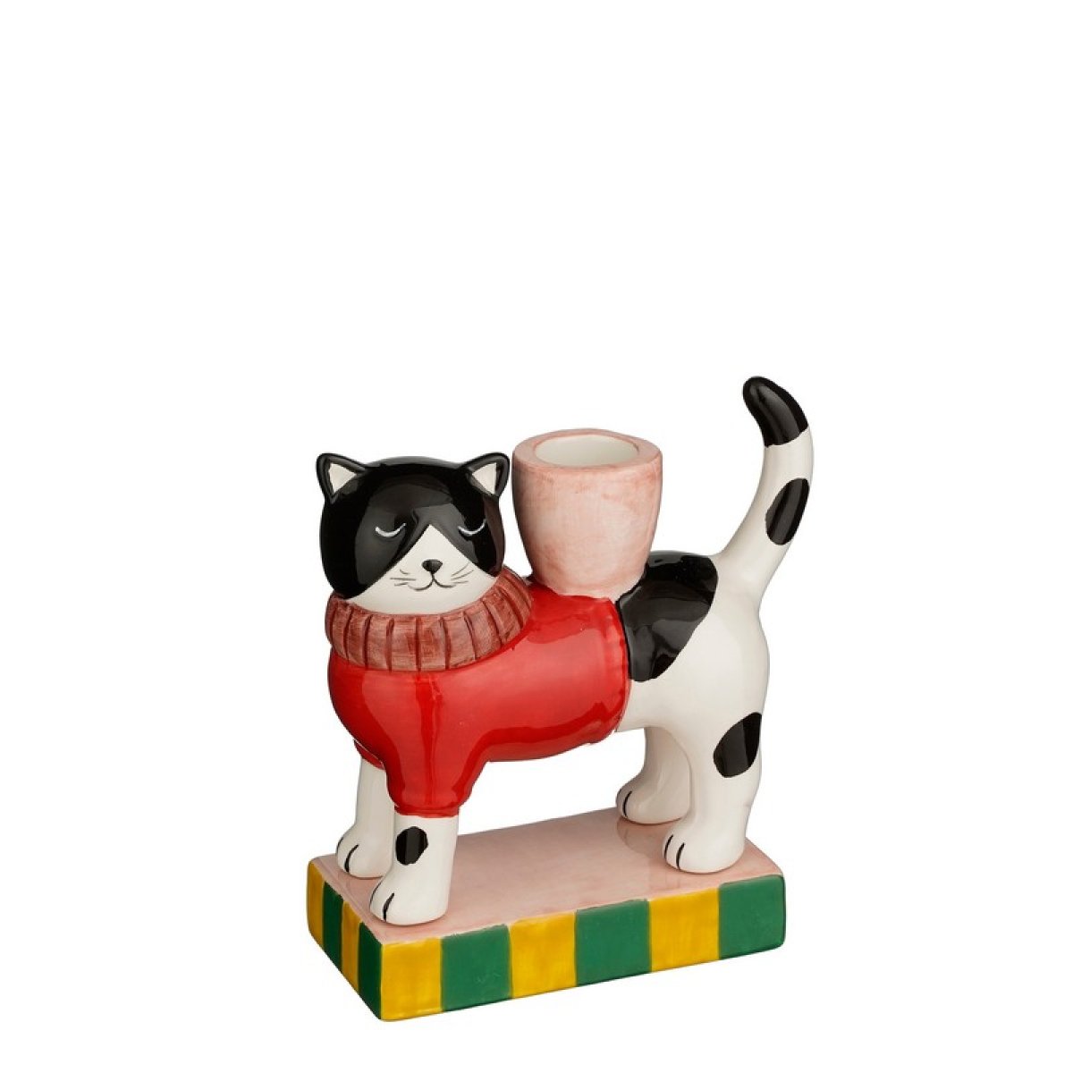 Elegant Katt Ljusstake med Snabb Leverans