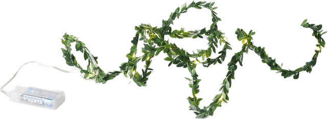 Ljusslinga LEAVES 20 Lampor Grön