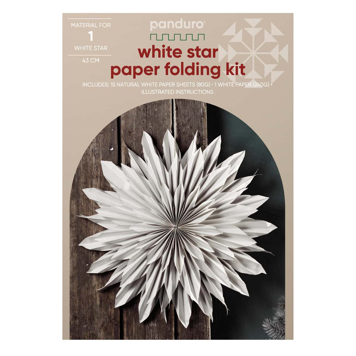 Viksats Stjärnor Vit Dekoration