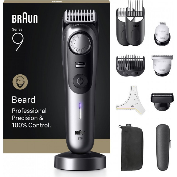 Braun Series 9 BT9560 Skäggtrimmer Krom