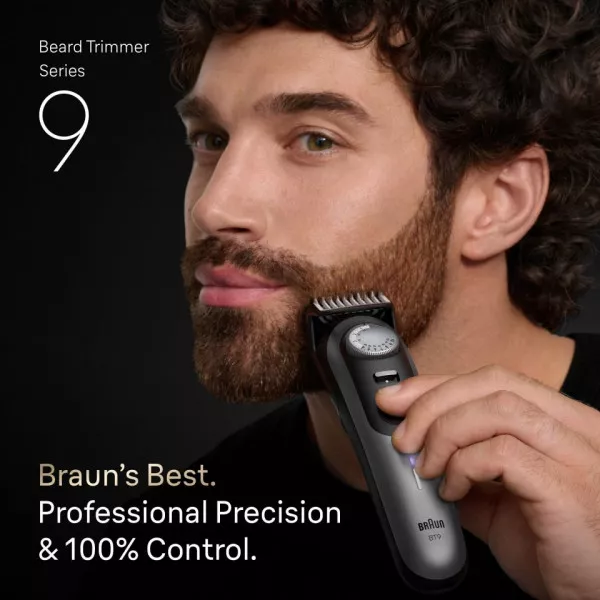Braun Series 9 BT9560 Skäggtrimmer Krom