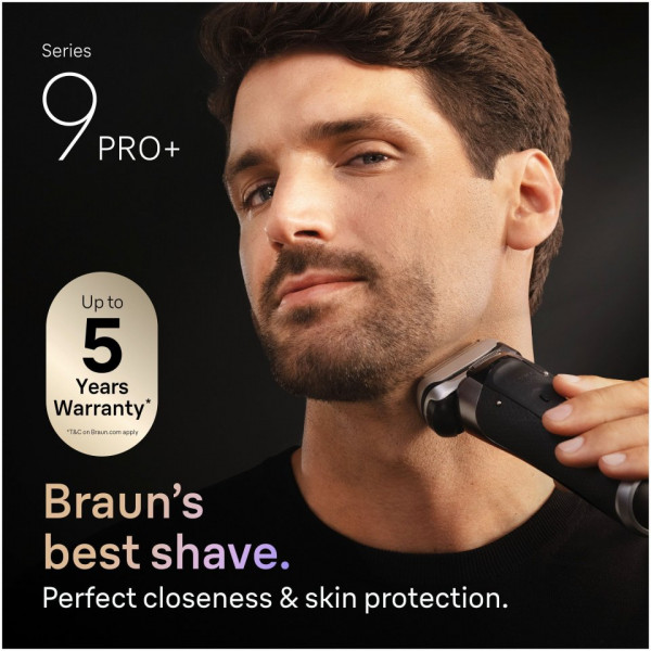 Braun Series 9 PRO+ 9667CC Rakapparat Silver