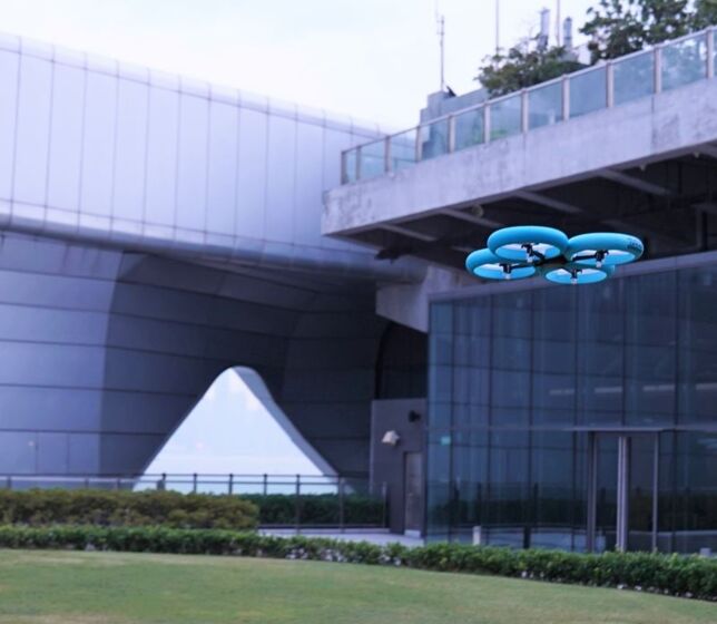 Silverlit Blå Vattentät Bumperdrönare