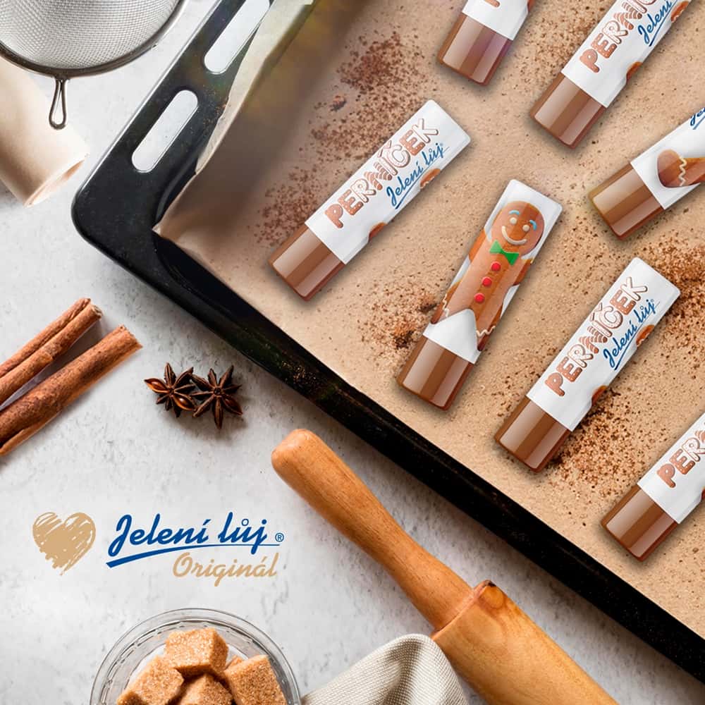 Regina Jelení Lůj Gingerbread Läppbalsam