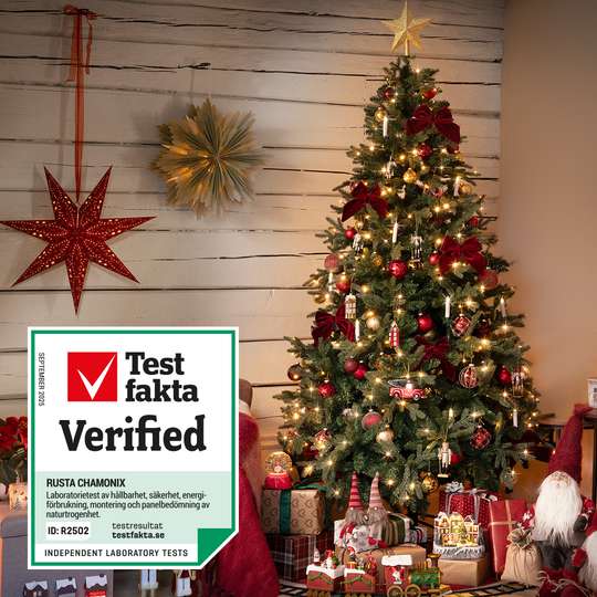 Julgran Chamonix plastgran