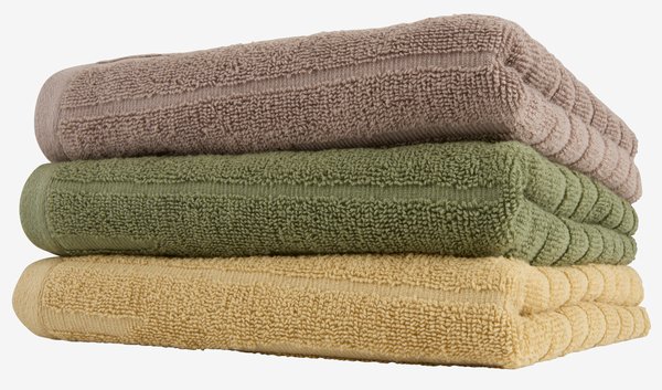 Handduk IDALA 50x70 Mörk Sand