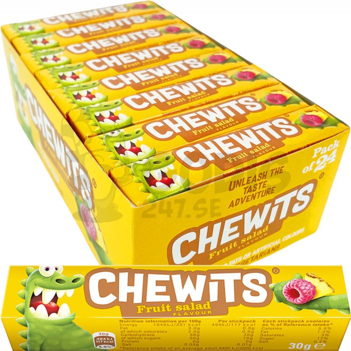 Cloetta Chewits Fruit Salad Pack 24