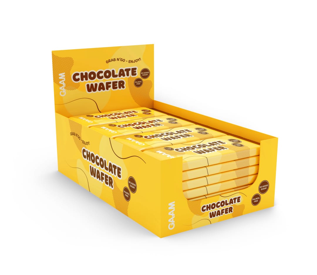 GAAM Chocolate Wafer 50 g – 28-pack