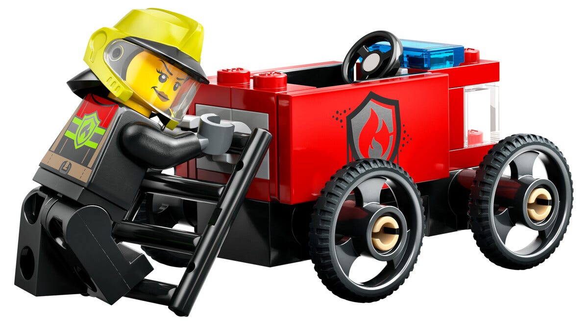 LEGO City Pizzabil och Brandbil Lekset