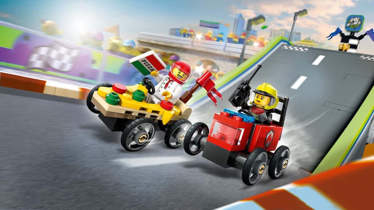 LEGO City Pizzabil och Brandbil Lekset
