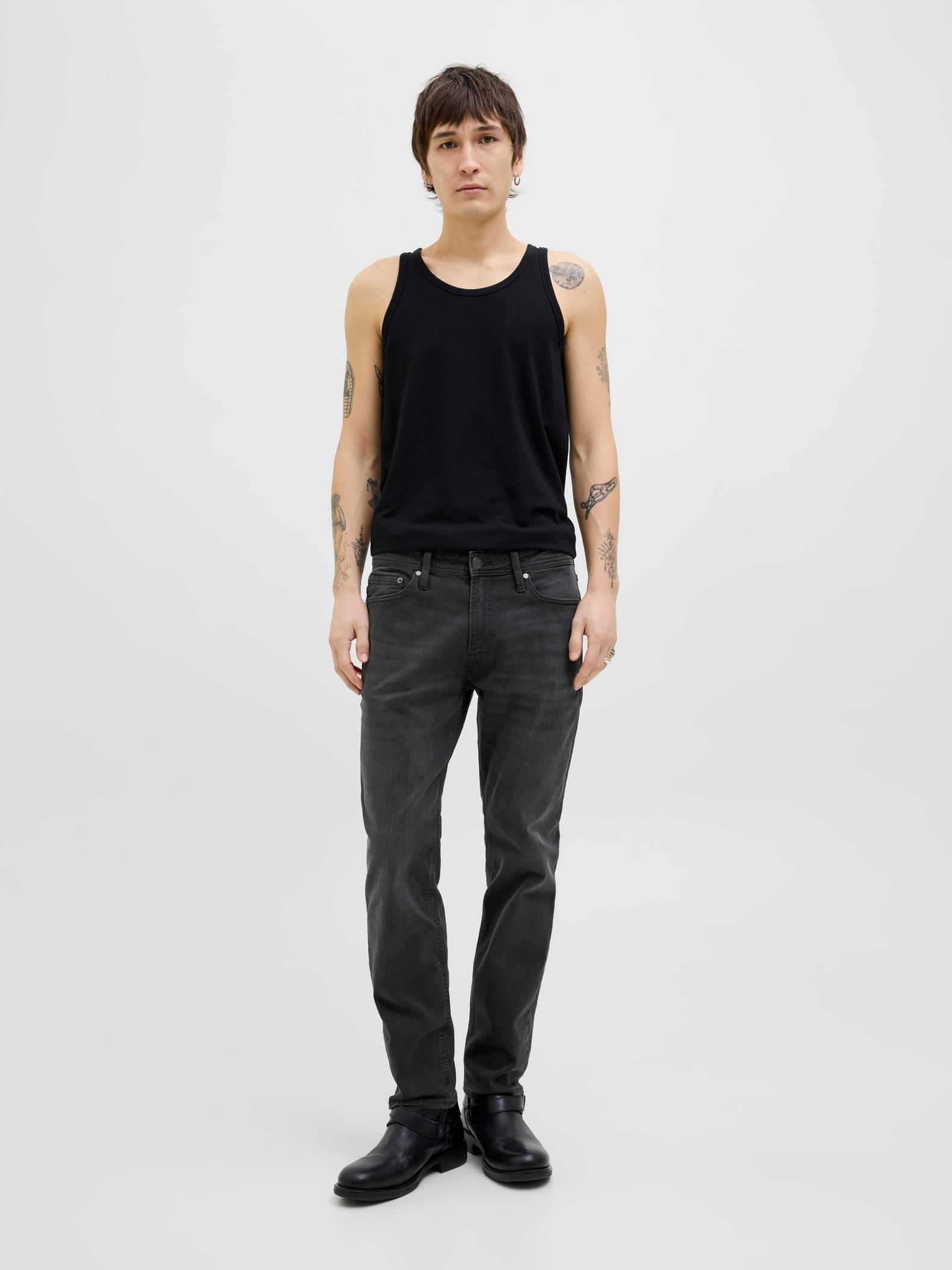 JJICLARK JJORIGINAL SQ 929 Svarta Jeans