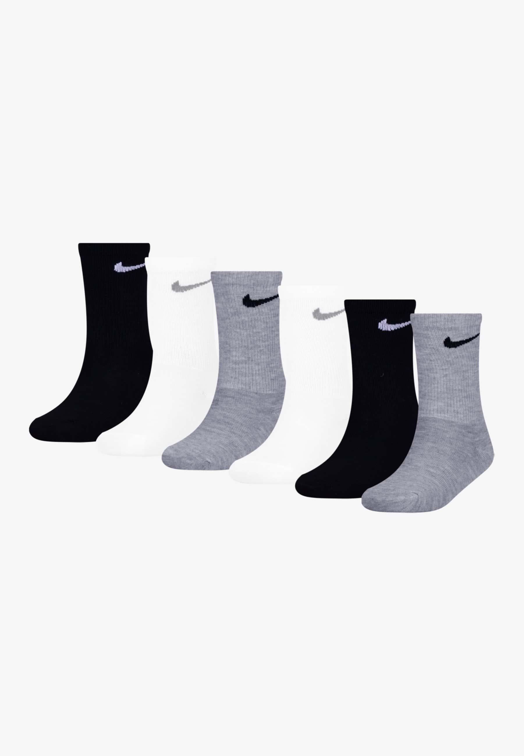 Nike Sportswear Basic Crew Strumpor 6-pack Vit