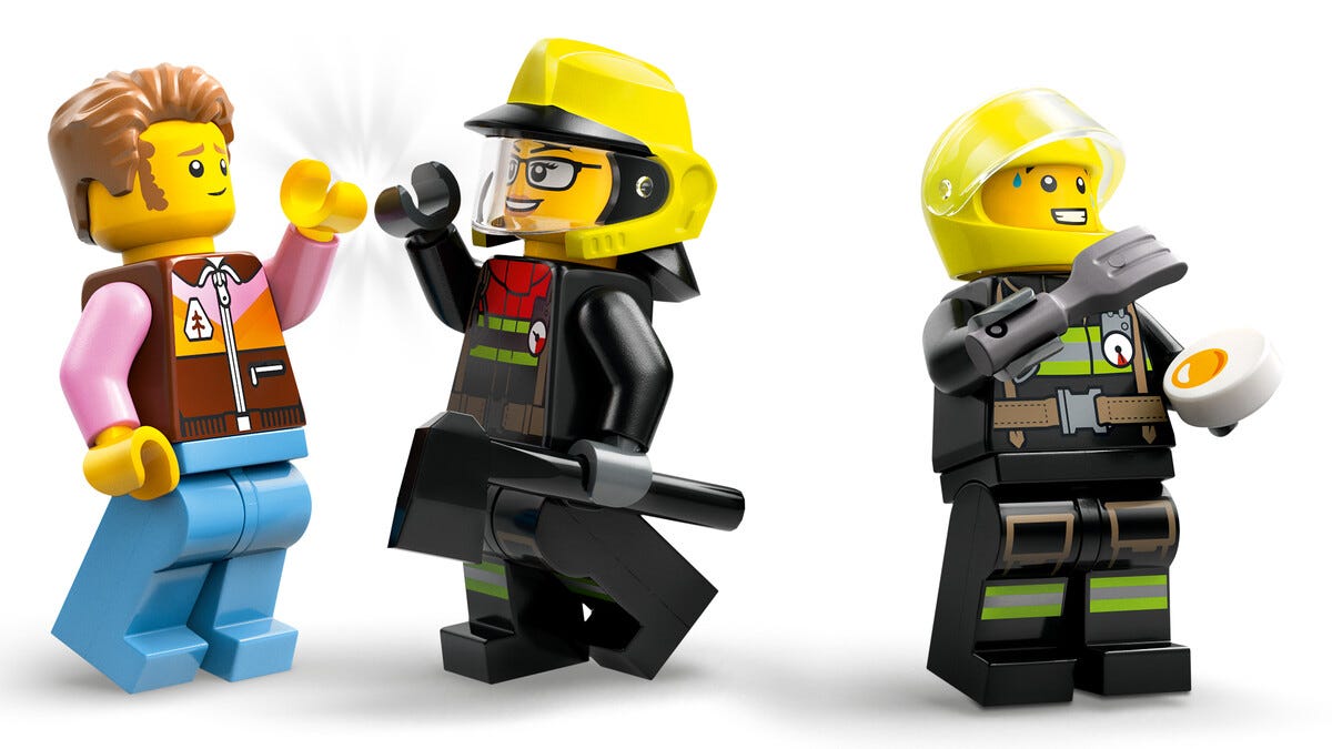 LEGO City 4x4 Brandbil med Räddningsbåt