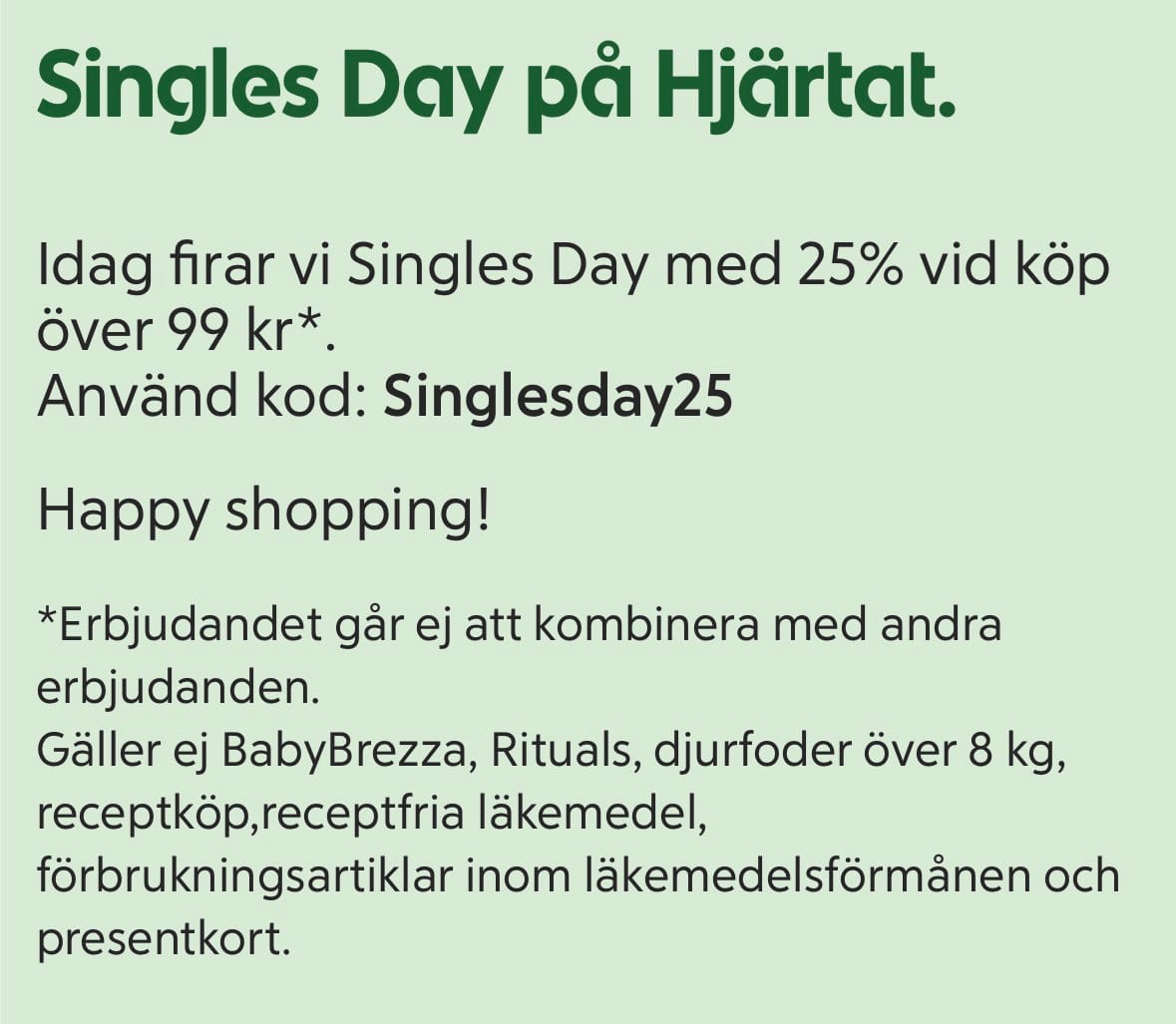 Rea på Apotek Hjärtat Produkter