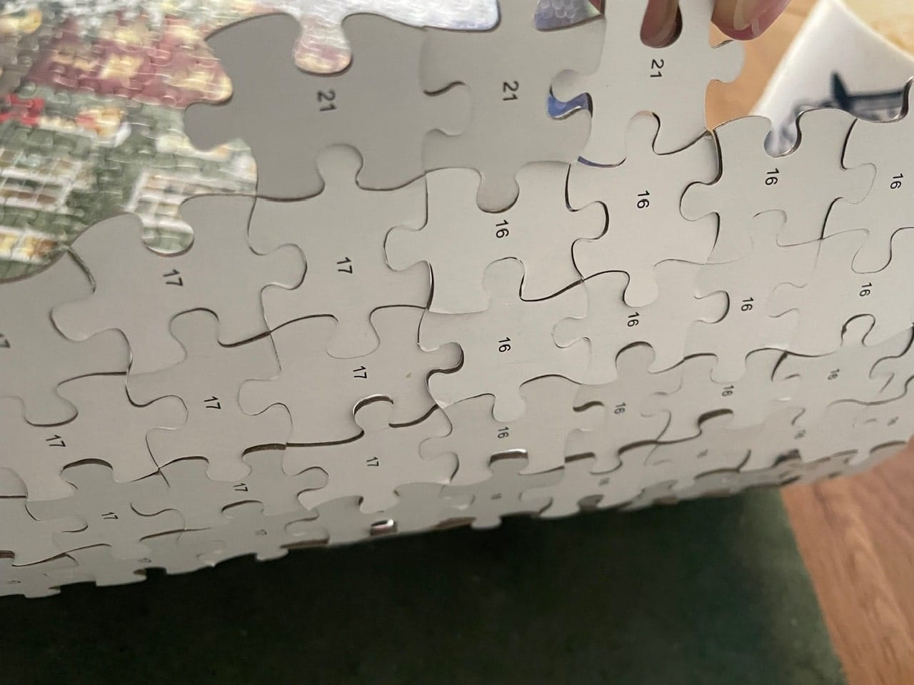 Pusselkalender Släde 1000 Bitar