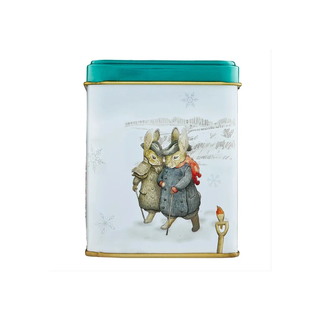 Winter Peter Rabbit Vintage Teabag Tin