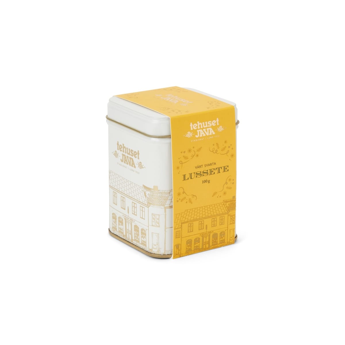 Lussete Te i Elegant PlÄtburk 100g