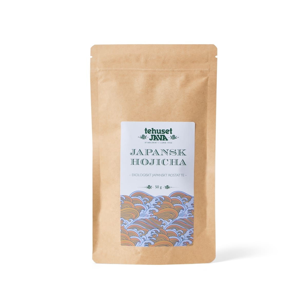 Ekologisk Hojicha Te 50g Förpackning