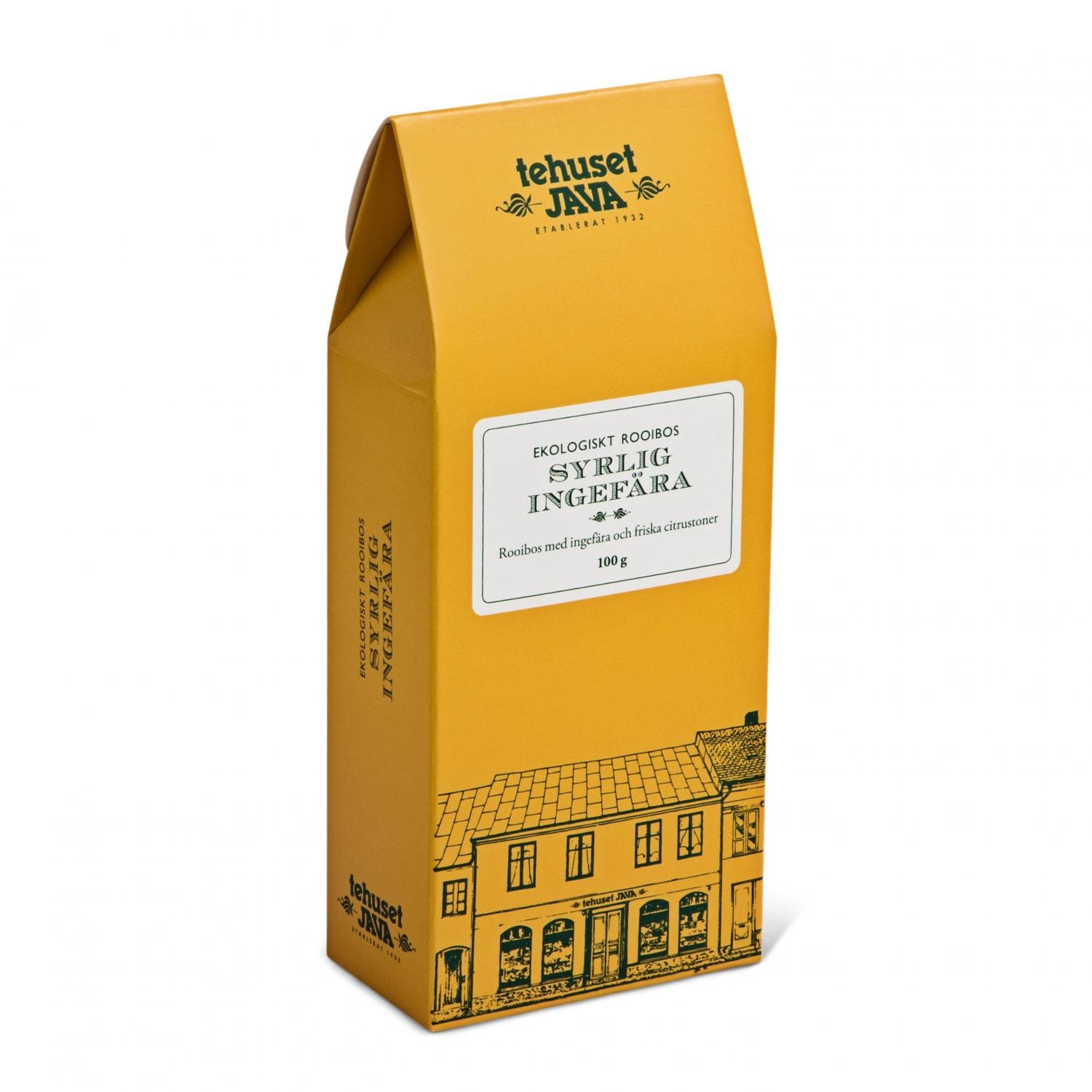 Ekologiskt Rooibos Te med Ingefära 100g