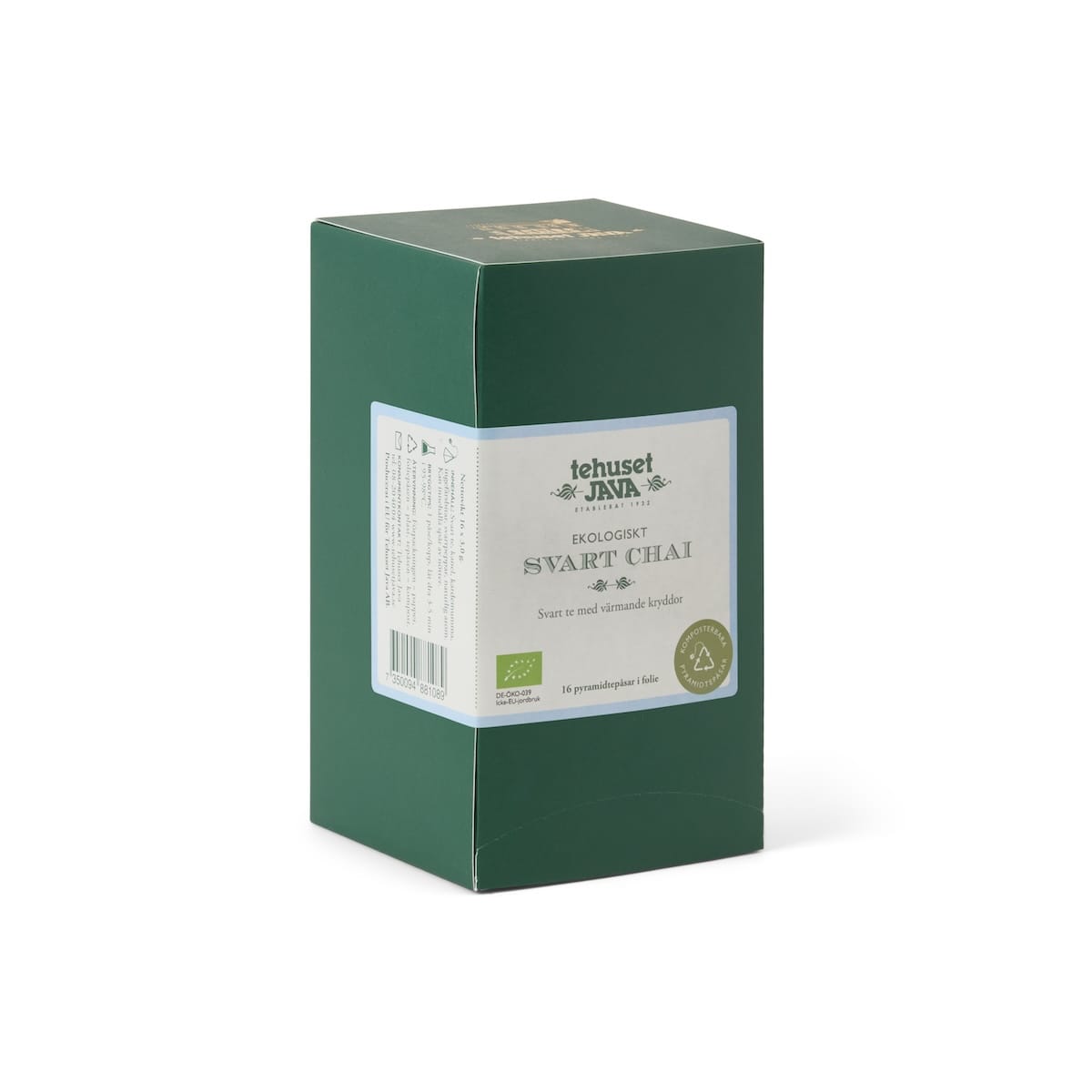 Ekologisk Chai Te 16-pack Foliepåsar