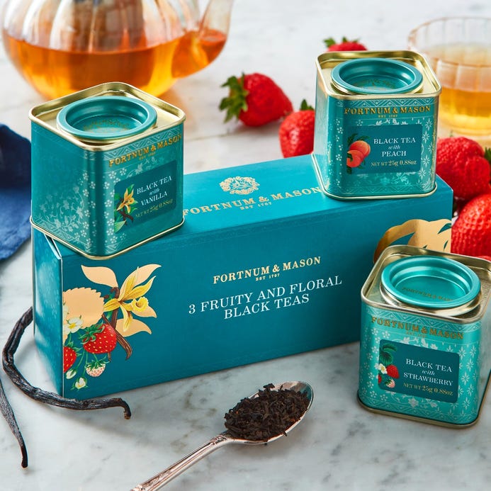 Set med 3 Svarta Smaksatta Teburkar