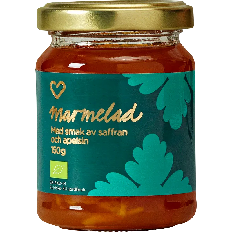 Hjärtats Saffran och Apelsinmarmelad 150 g