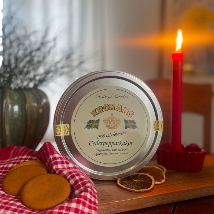 Kronans Cederpepparkakor Burk 600g