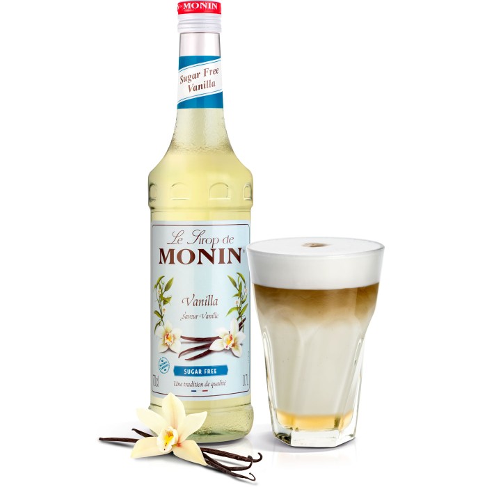 Monin Sockerfri Vaniljsirap 70cl
