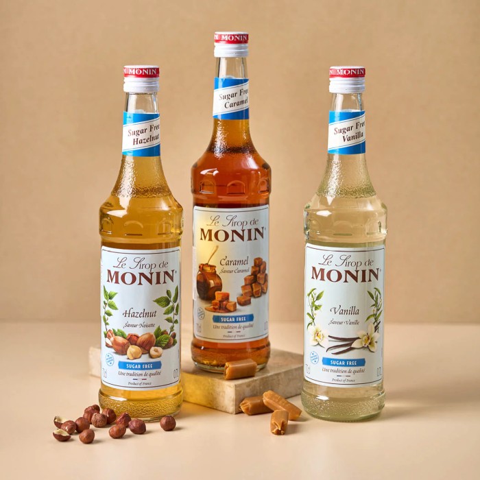 Monin Sockerfri Vaniljsirap 70cl