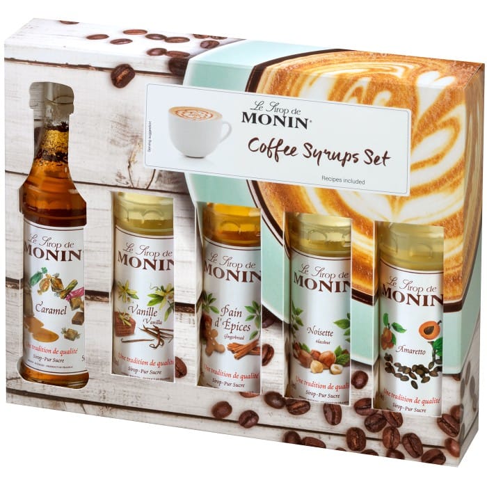 Monin Coffee Syrup Set 5x5cl