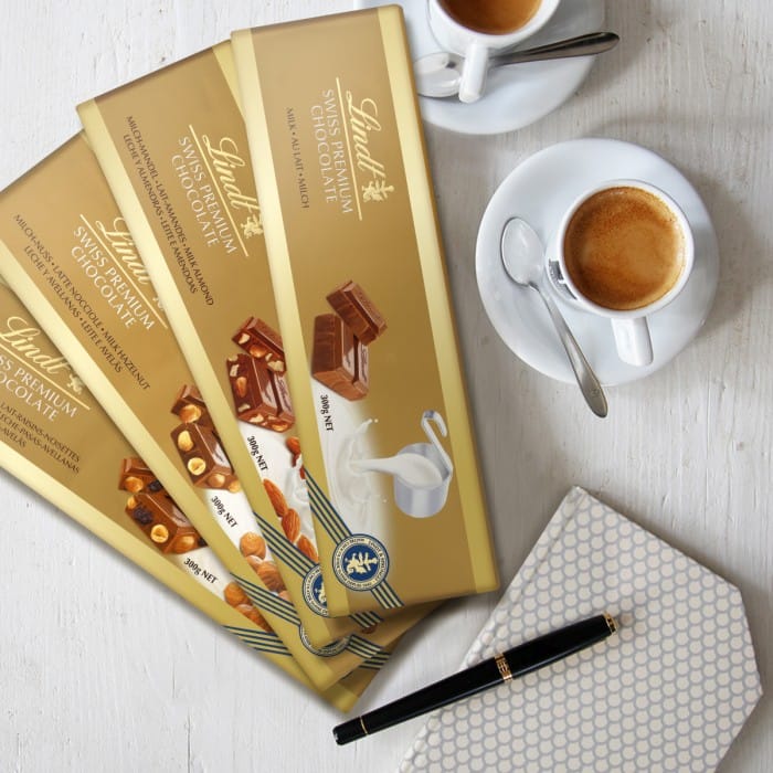 Lindt Swiss Premium Mjölkchoklad 300g