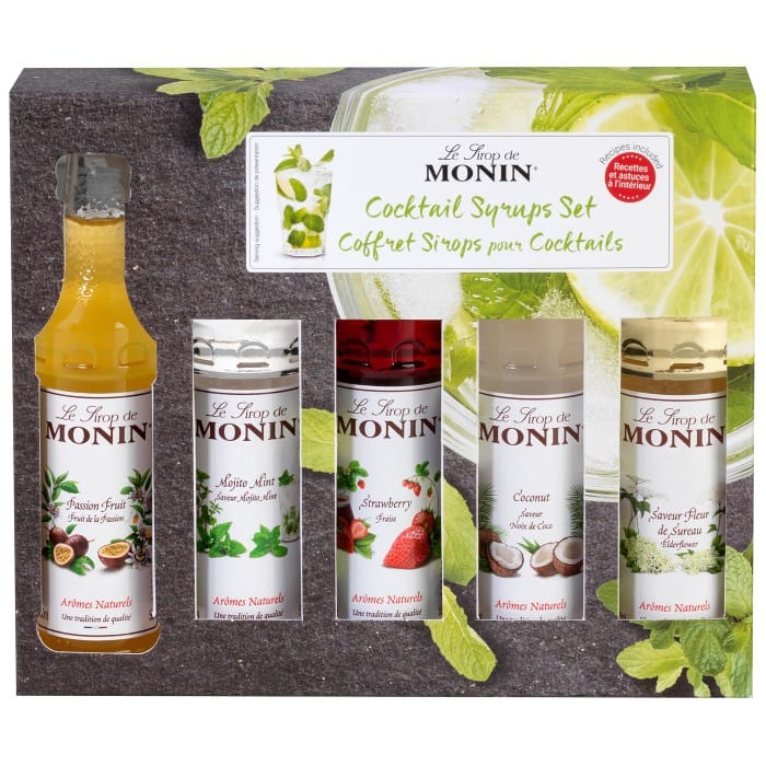 Monin Cocktail Mini Syrup Set 5x5cl