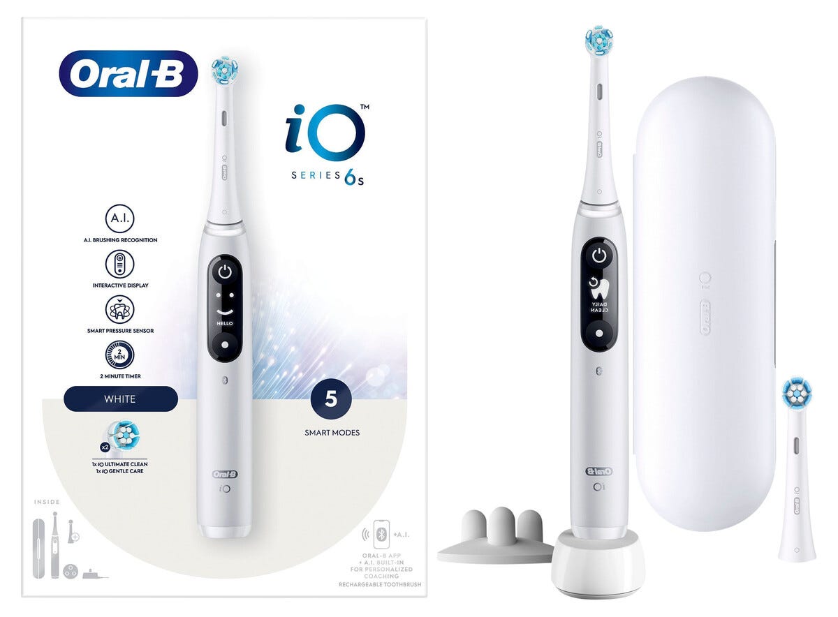 Oral-B iO 6 Elektrisk Tandborste med 5 Lägen
