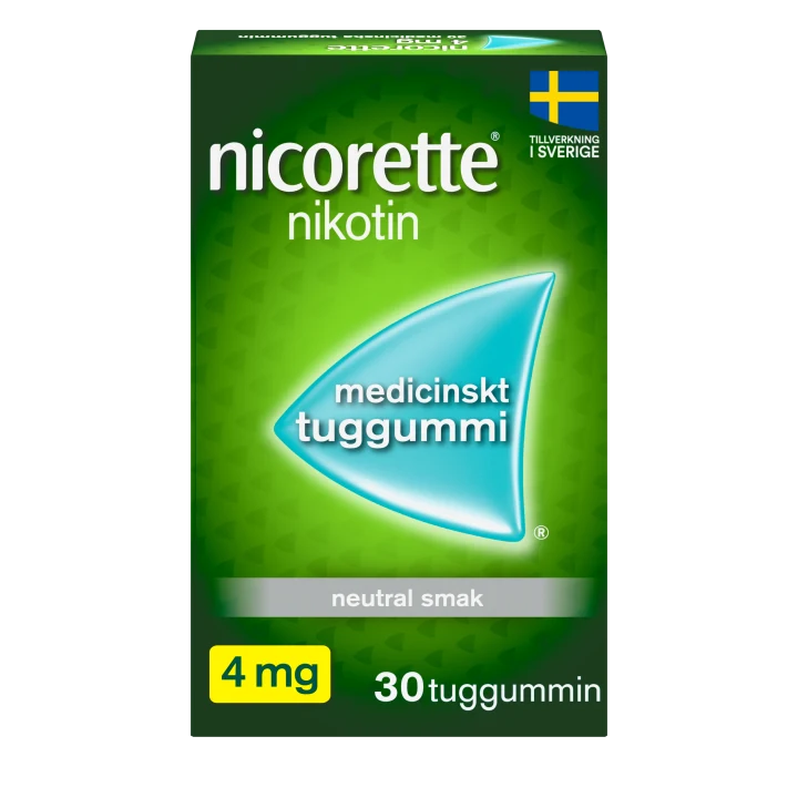 Nicorette småpack 20 %, nikotintuggummi