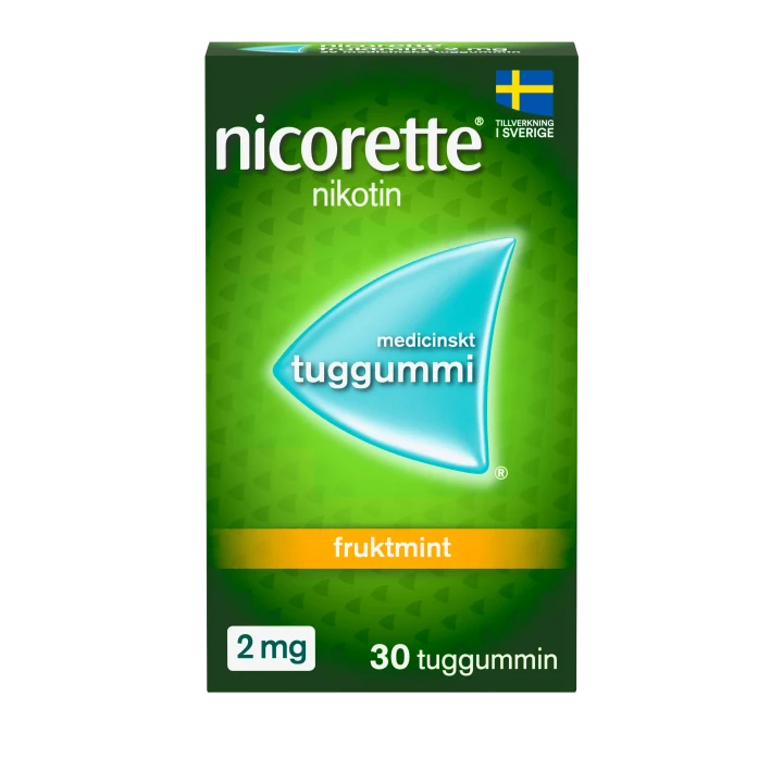 Nicorette småpack 20 %, nikotintuggummi