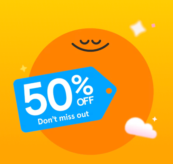 50 % rabatt på meditationsappen Headspace i ett år
