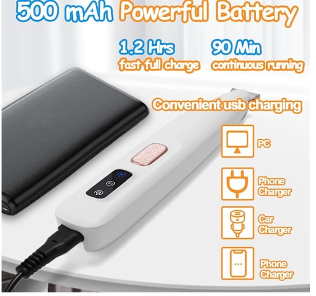 2025 Hundklippare för Tassar med LED-lampa