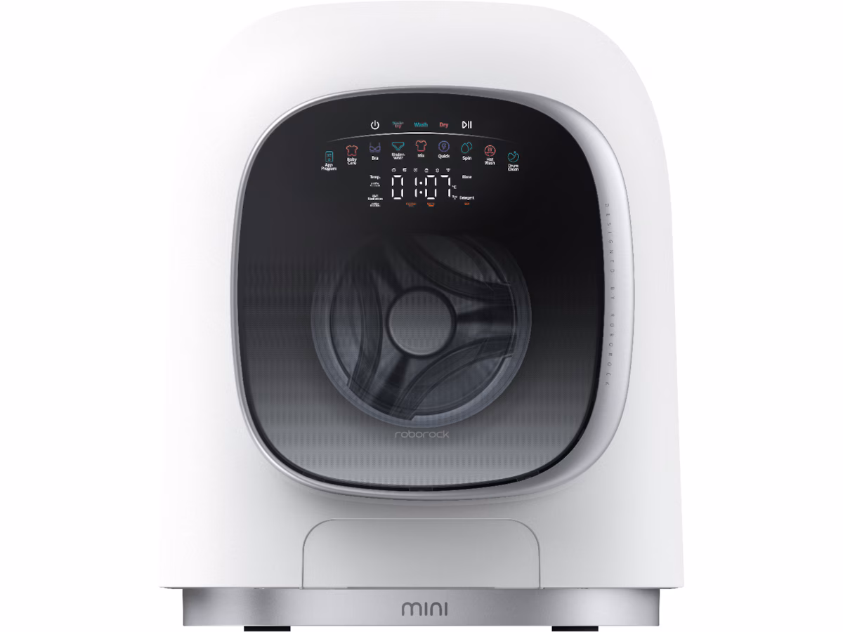 Roborock ZEO Mini tvätt-/torrkombimaskin (vit/silver)