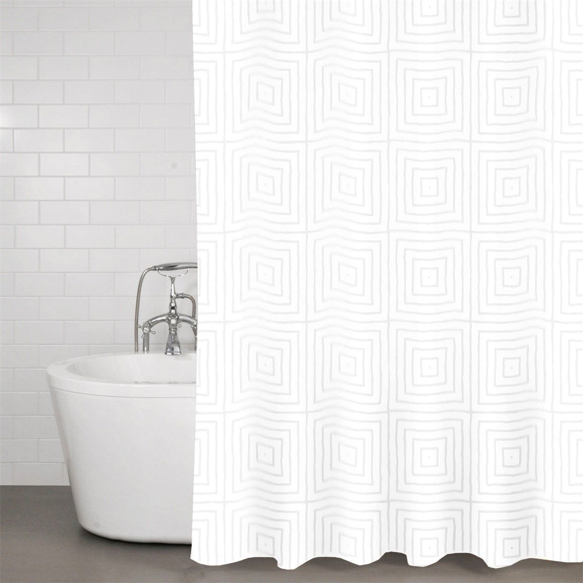 Dagmar Linne Blommigt Duschdraperi 180x200