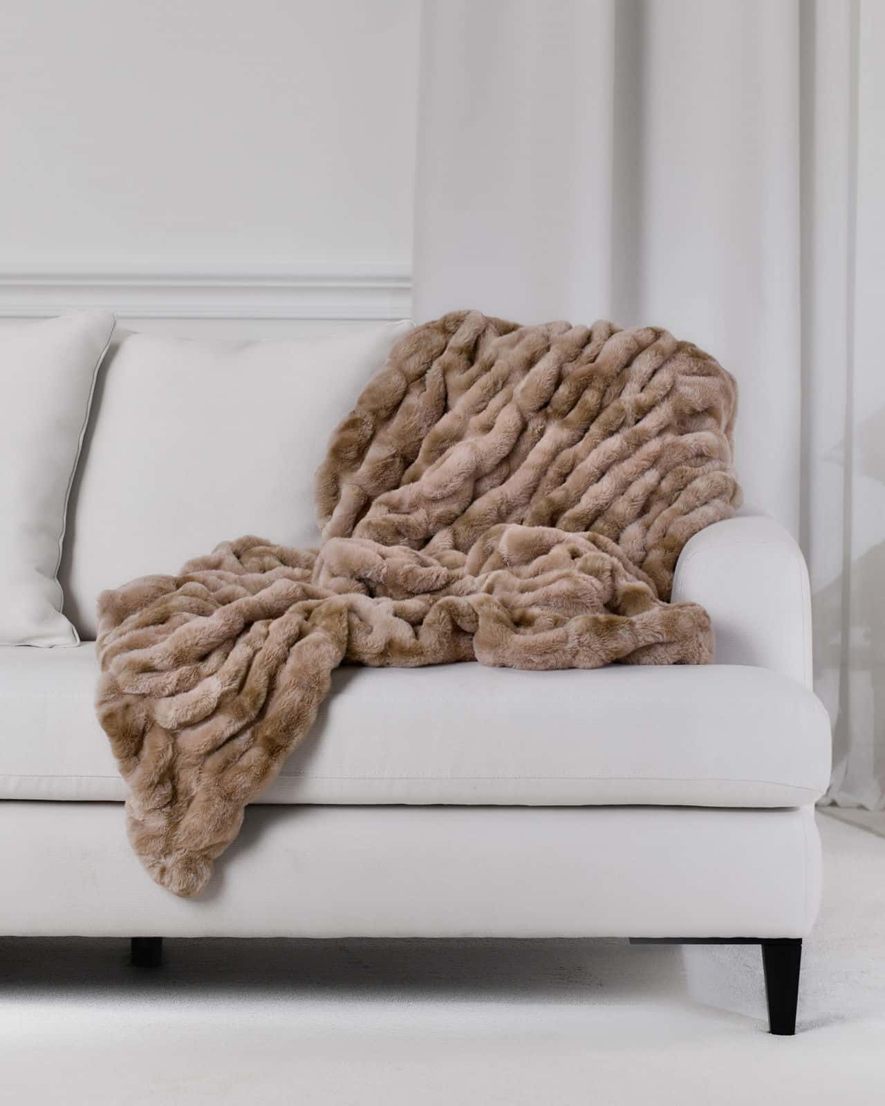 Montana Beige Pläd i Lyxig Stil