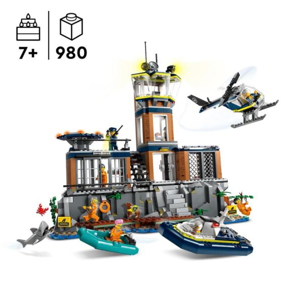 LEGO City Polisens Fängelseö Lekset