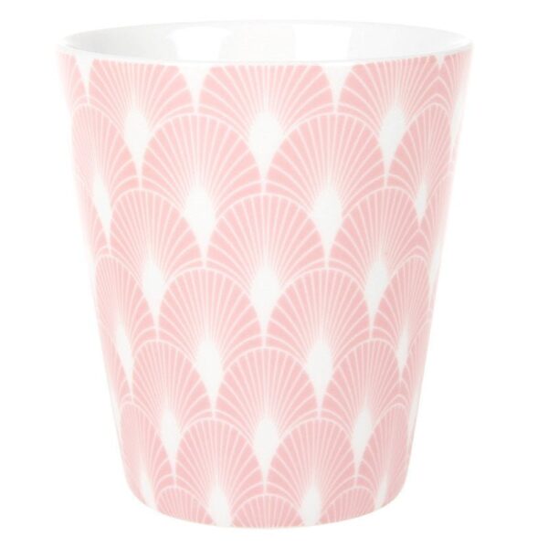 Lattemugg Gul Solfjäder 300 ml