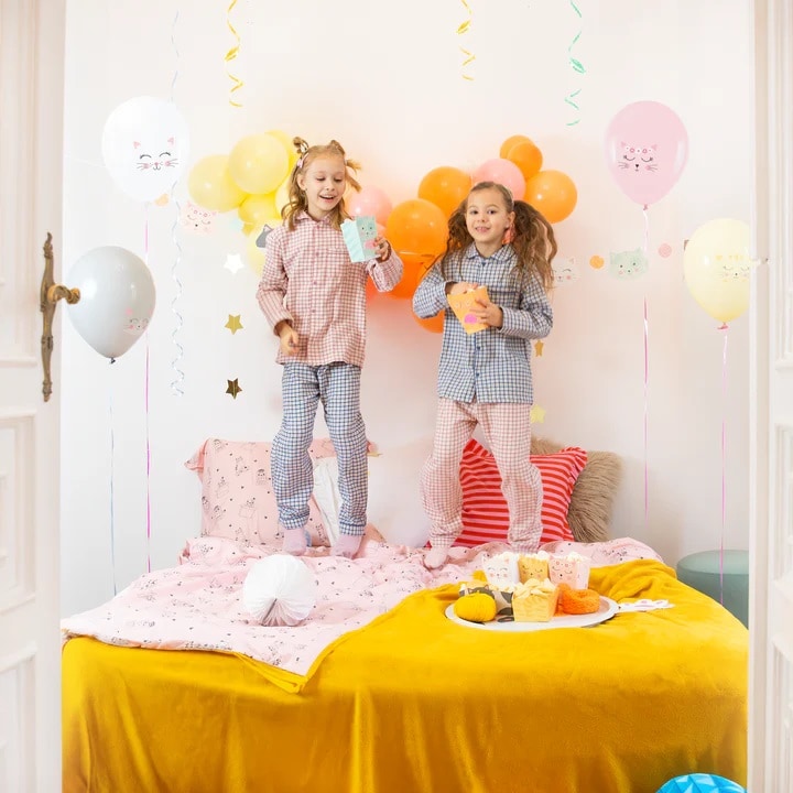 Katt Popcornboxar 6-pack Partyset