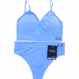 Ellesse Blå Bralette och String Set.
