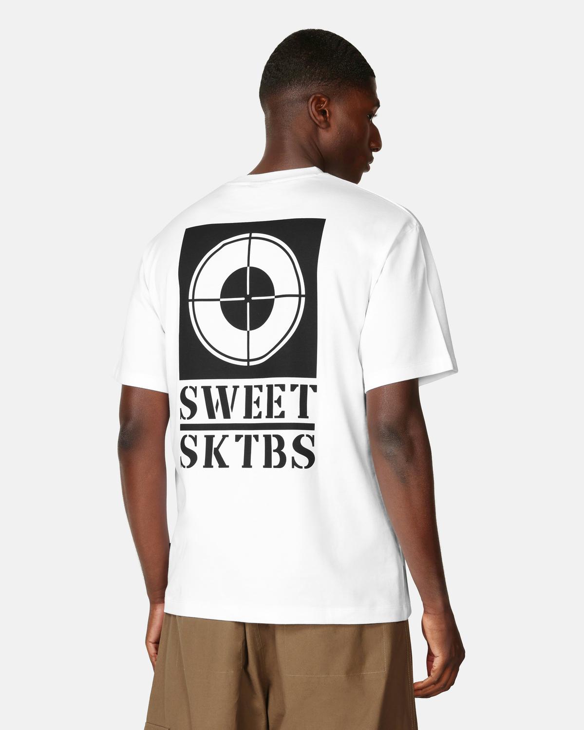 SWEET SKTBS Loose Print T-shirt Vit Herr