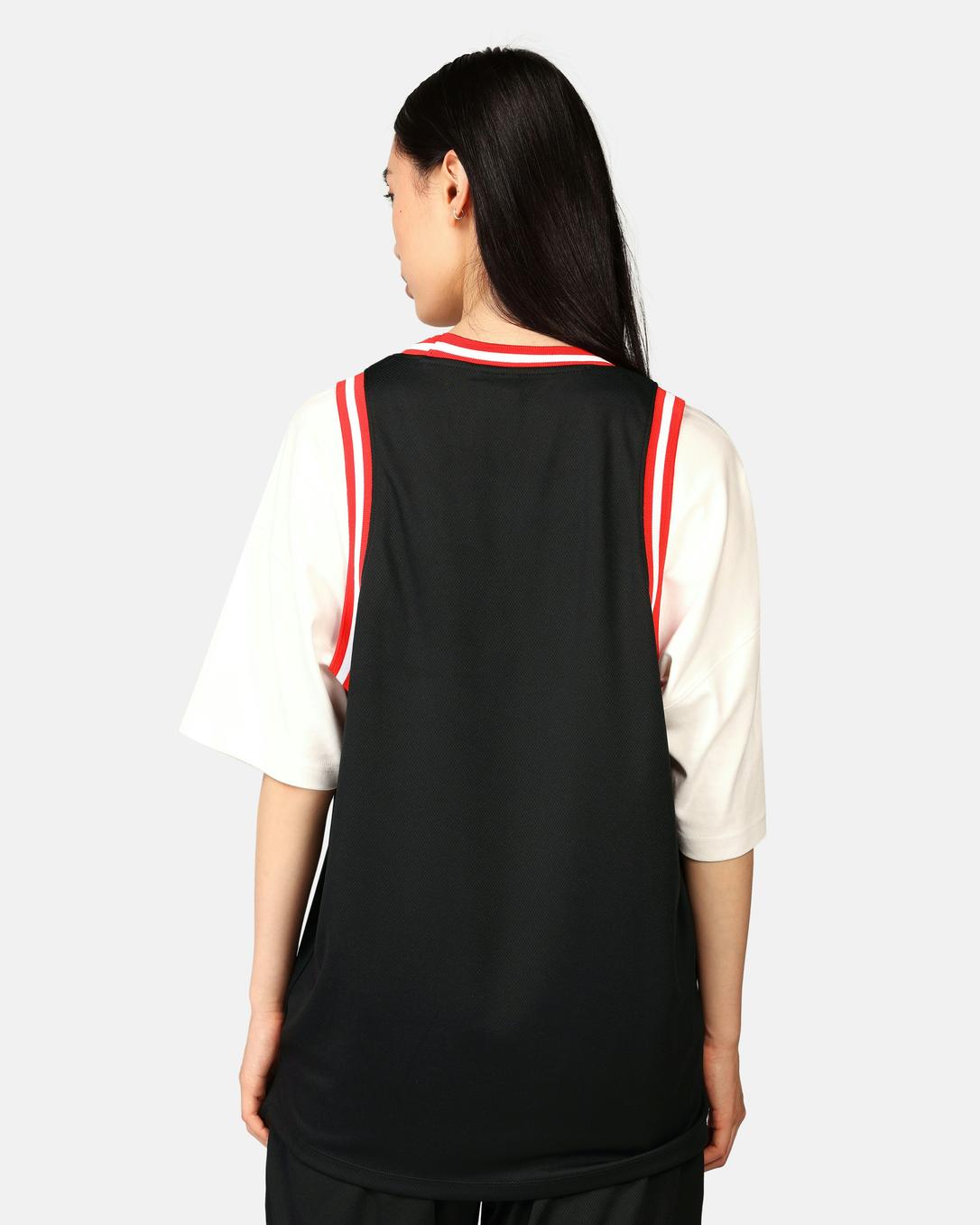 JUNKYARD Svart Unisex Mesh Basketball Jersey