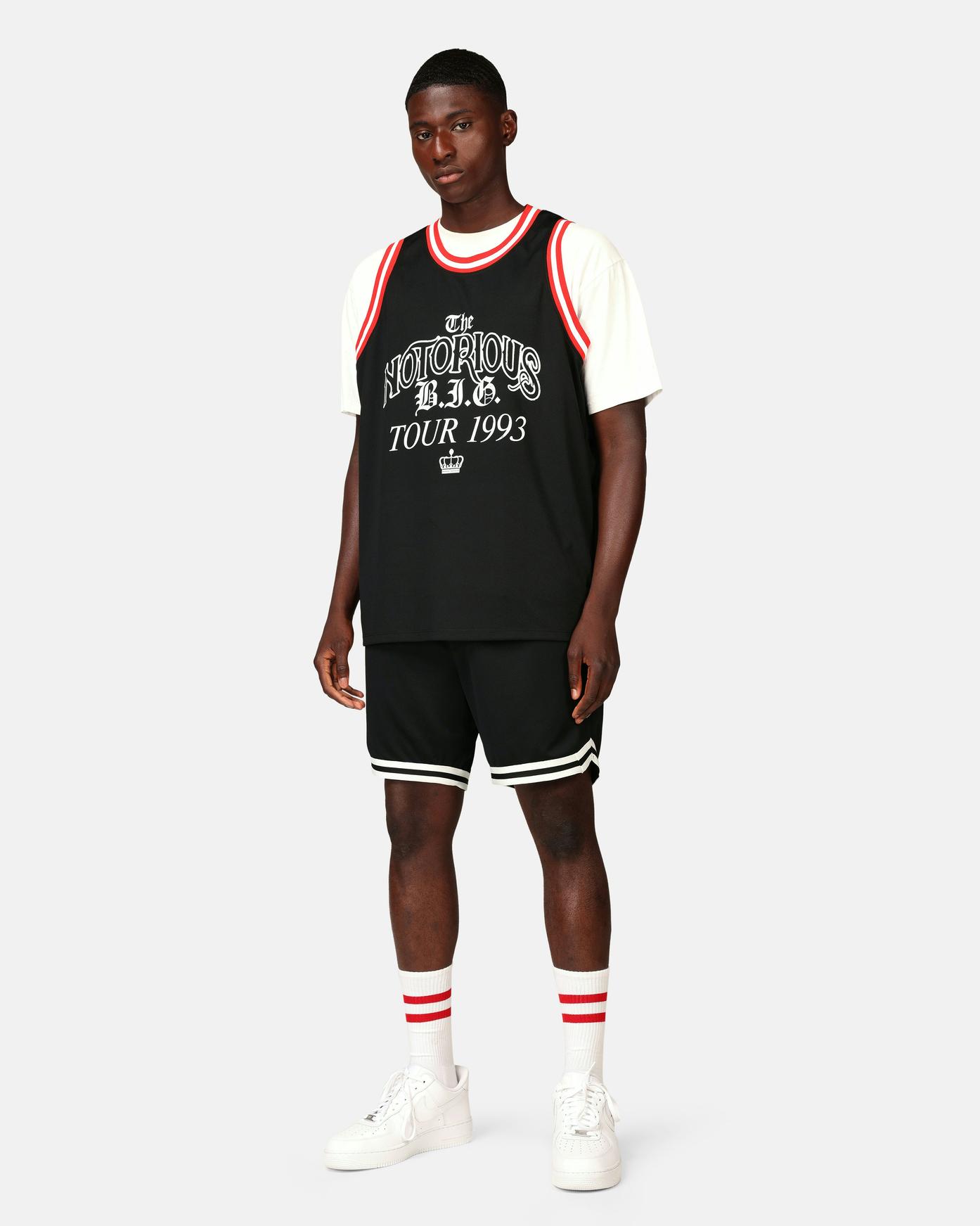 JUNKYARD Svart Unisex Mesh Basketball Jersey