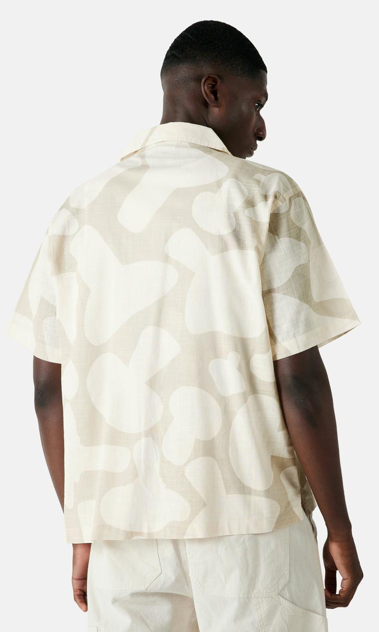 Yôke Kortärmad Vit Unisex Skjorta