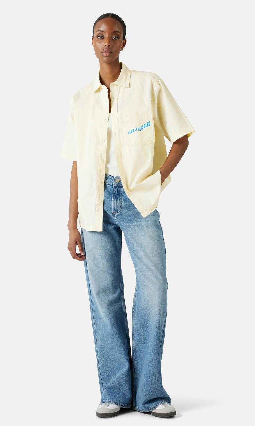 Junkyard Dawn Kortärmad Off White Skjorta